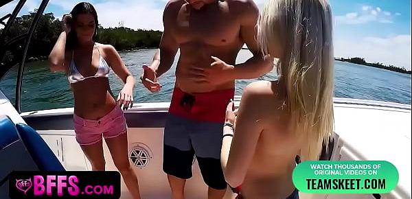  Teens Watch Tiny Teen Best Friend Get Fucked On Boat Party